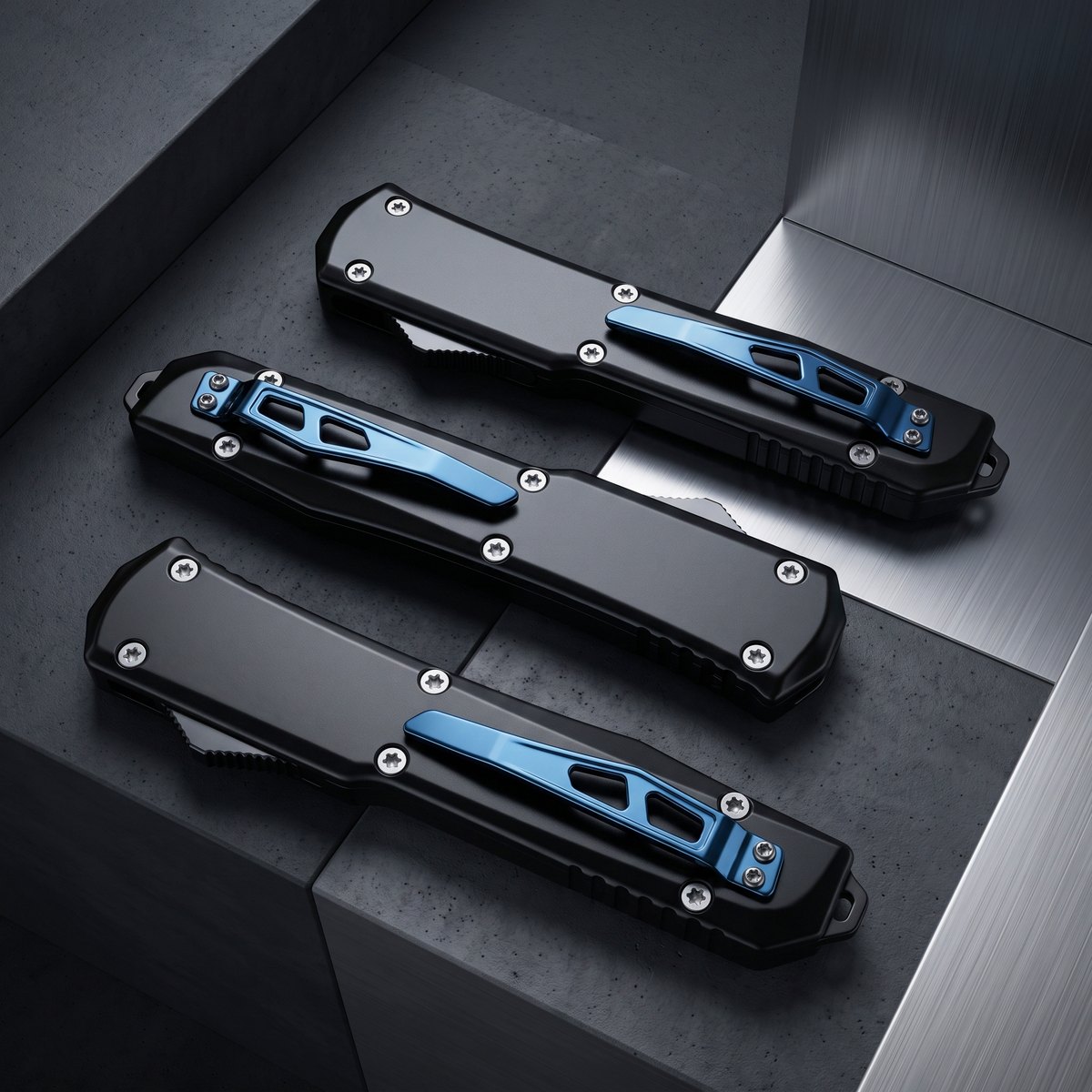 D2 Steel Utility Knife with Zinc Alloy Handle and Carbon Fiber Inlay, EDC Pocket Tool for Everyday Carry, Gift for Men — Folding Knives, Carbon fiber — capture 2