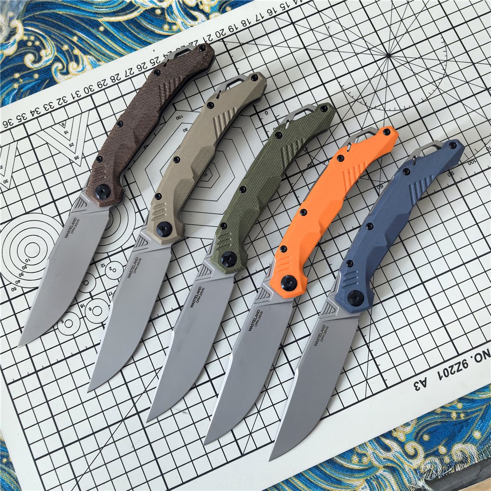 Fatdragon original folding knife S35VN blade G10 titanium alloy handle camping outdoor survival hunting knife EDC defense tool — Titanium EDC, Titanium handle