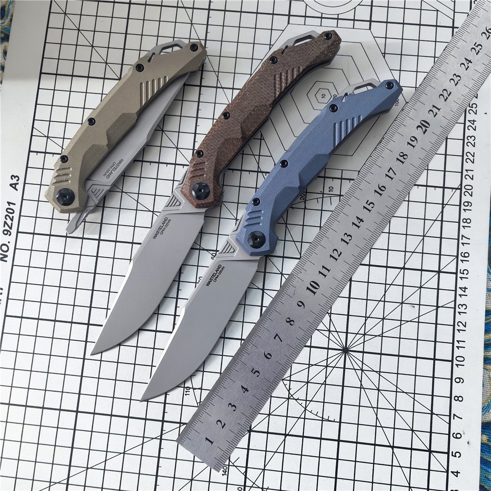 Fatdragon original folding knife S35VN blade G10 titanium alloy handle camping outdoor survival hunting knife EDC defense tool — Titanium EDC, Titanium handle — capture 2