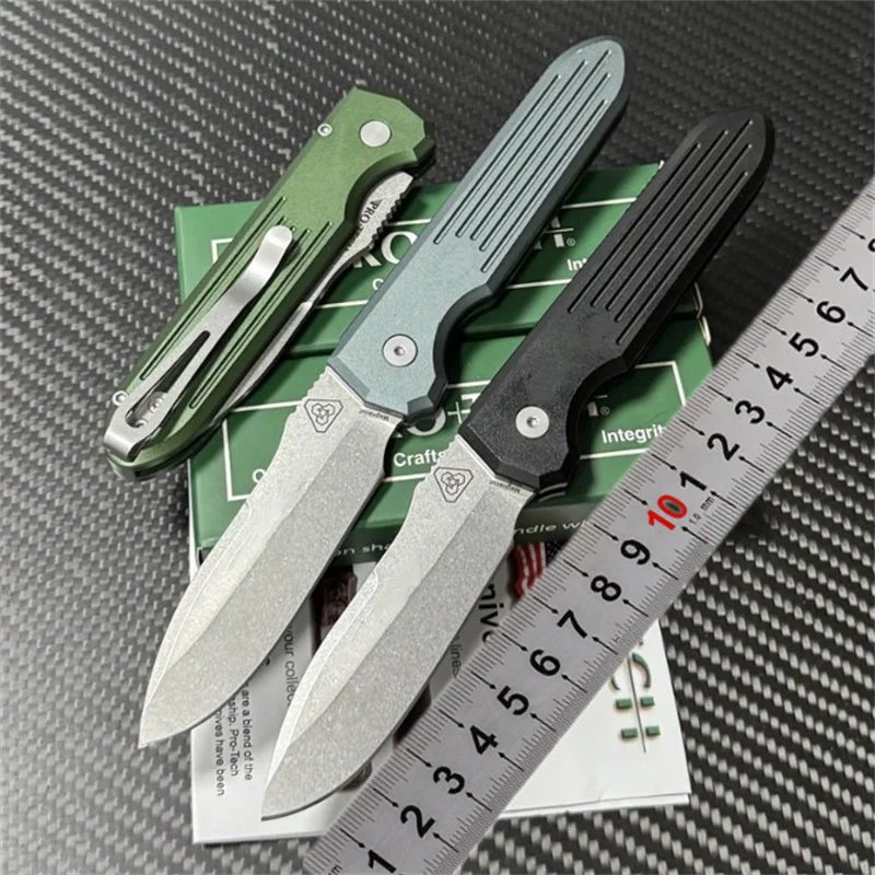 2025 New ProTech PDW Werx Invictus Folding Knife Mark MagnaCut Logo Aluminum Camping Hunting Outdoor Survival EDC Pocket Tool — Fixed Blade, Premium steel