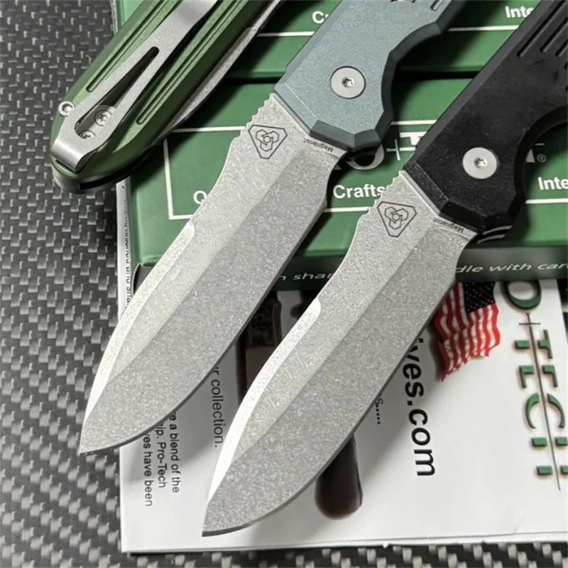2025 New ProTech PDW Werx Invictus Folding Knife Mark MagnaCut Logo Aluminum Camping Hunting Outdoor Survival EDC Pocket Tool — Fixed Blade, Premium steel — capture 3