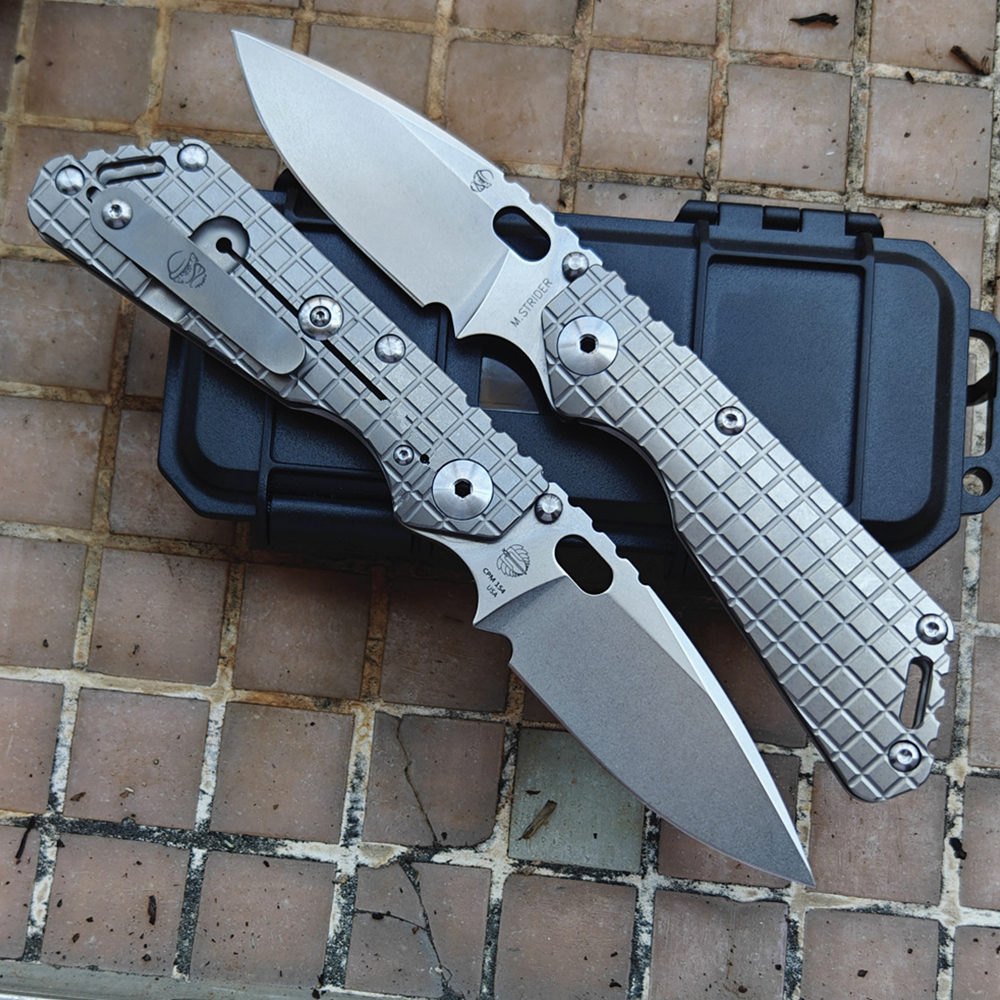 JUFULE 2026 Monkey M.Strider SNG Titanium Handle Cryro VG10 Steel Copper Washers Folding Knife Camping Hunting Outdoor EDC Tool — Titanium EDC, Titanium handle