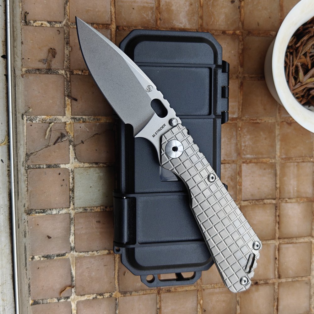 JUFULE 2026 Monkey M.Strider SNG Titanium Handle Cryro VG10 Steel Copper Washers Folding Knife Camping Hunting Outdoor EDC Tool — Titanium EDC, Titanium handle — capture 2