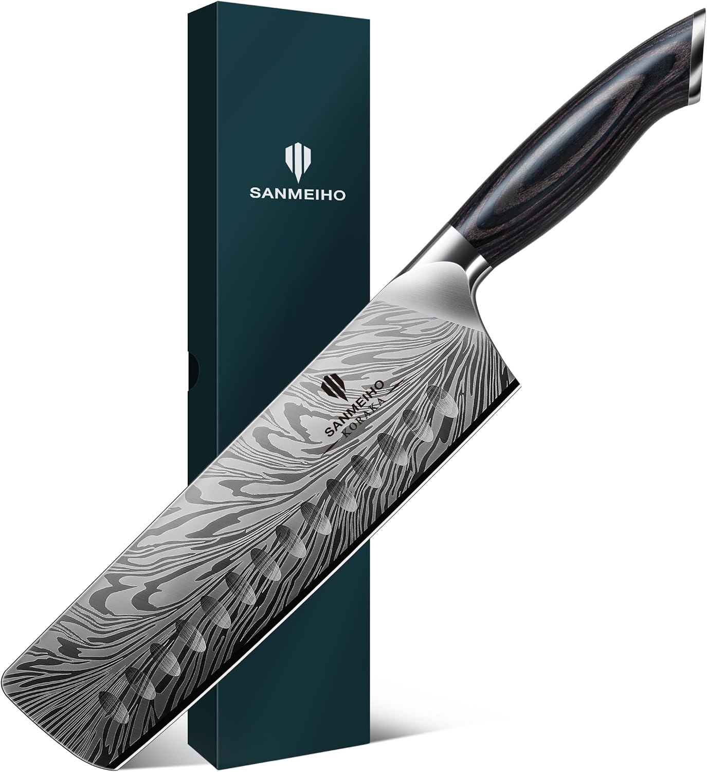 SANMEIHO 7 Inch Nakiri Knife, Ultra Sharp Vegetable Kitchen Knife — Kitchen, Premium steel