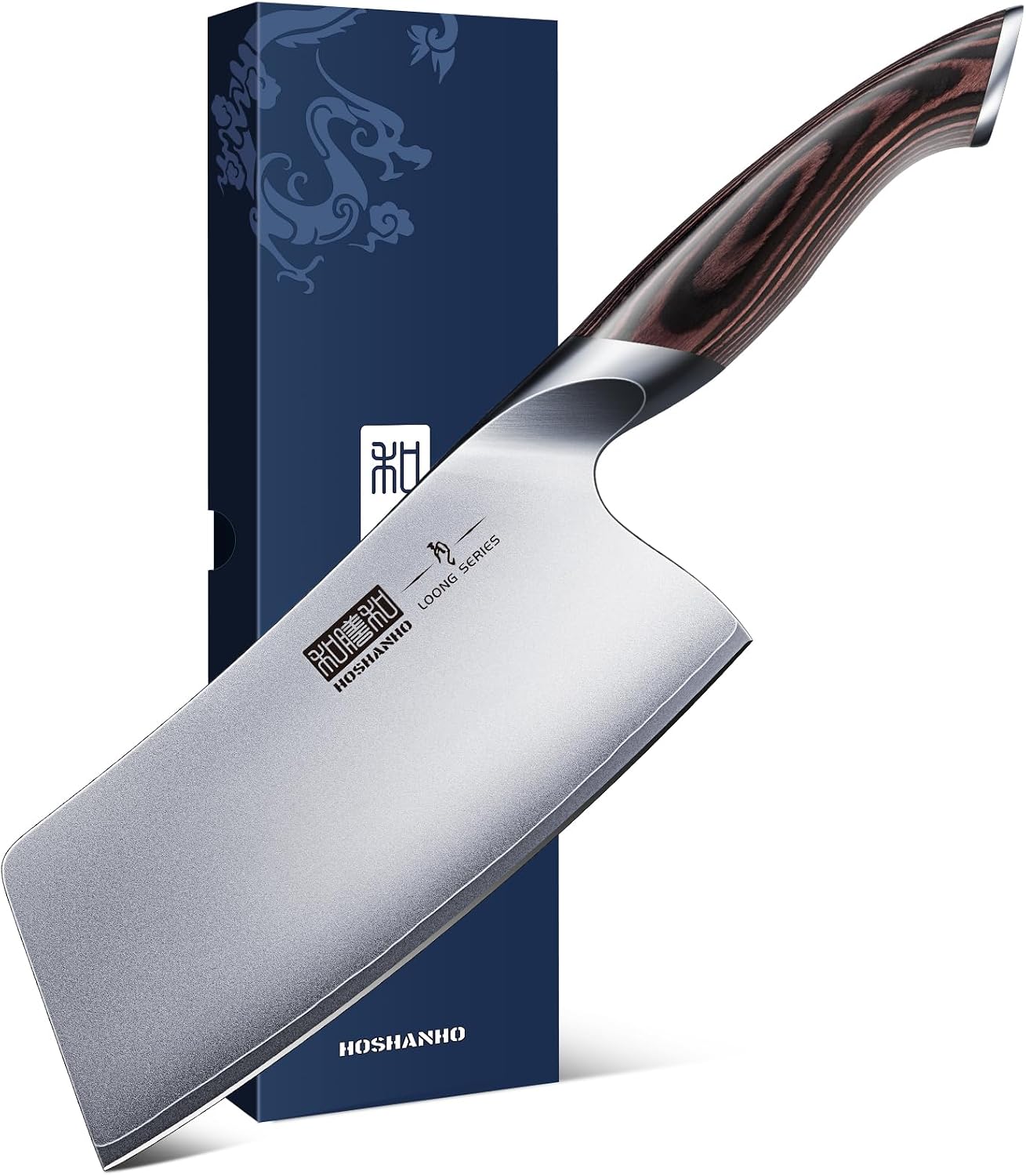 HOSHANHO Cleaver Knife 7 Inch, Ultra Sharp Vegetable Meat Chopper Knife — Kitchen, Premium steel