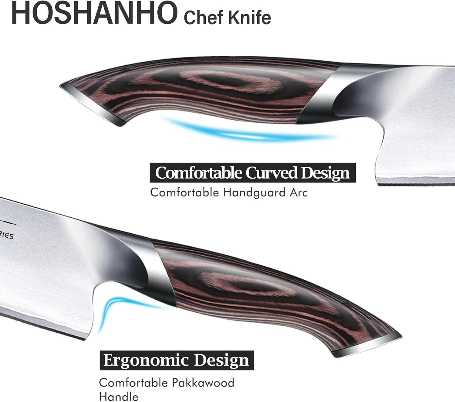 HOSHANHO Kitchen Knife, Professional Japanese High-Class Chef's Knife 8" — Kitchen, Premium steel — capture 3