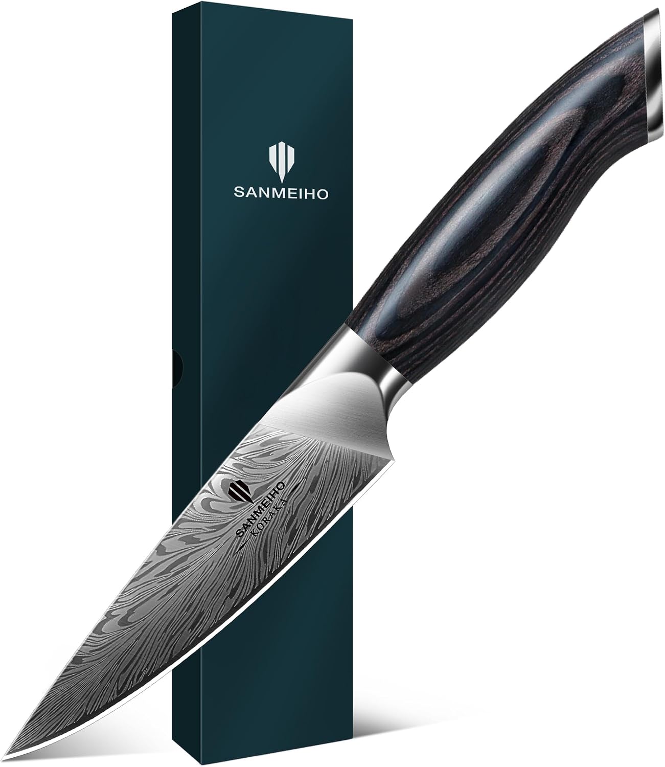 SANMEIHO Kitchen Paring Knife 4“ - Japanese Powder Steel 63 HRC — Kitchen, Premium steel