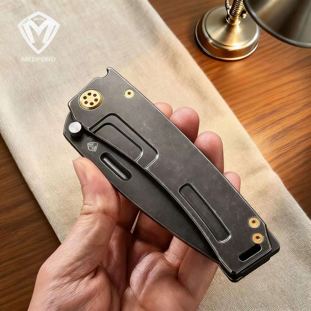 Medford-Type Heavy-duty Folding Knife, Portable Camping and Adventure Emergency Outdoor Knife, Sharp Fruit Knife — Folding Knives, Premium steel